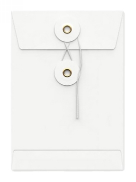 Envelop Met Japanse Sluiting Tokyo Wit 16.2x11.4cm 100stuks Envelop Met Japanse Sluiting Tokyo Wit 16.2x11.4cm 100stuks