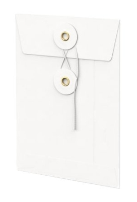 Envelop Met Japanse Sluiting Tokyo Wit 16.2x11.4cm 100stuks Envelop Met Japanse Sluiting Tokyo Wit 16.2x11.4cm 100stuks