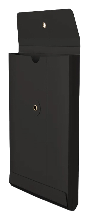 Envelop Met Japanse Sluiting Tokyo Zwart 22.9x16.2x2.5cm 100stuks