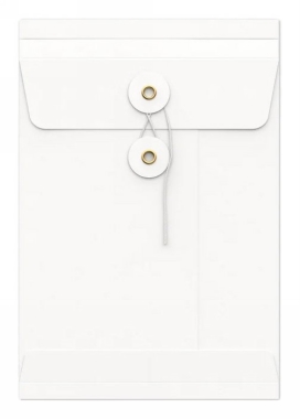Envelop Met Japanse Sluiting Tokyo Wit 22.9x16.2x2.5cm 100stuks Envelop Met Japanse Sluiting Tokyo Wit 22.9x16.2x2.5cm 100stuks