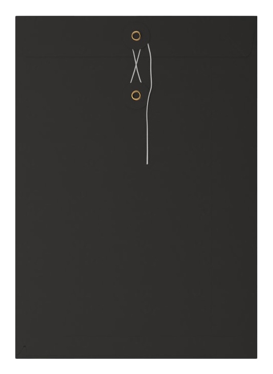 Envelop Met Japanse Sluiting Tokyo Zwart 32.4x22.9cm 100stuks Envelop Met Japanse Sluiting Tokyo Zwart 32.4x22.9cm 100stuks