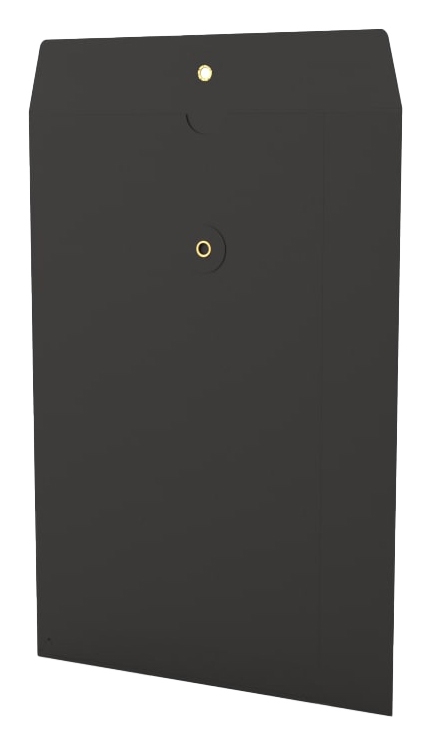 Envelop Met Japanse Sluiting Tokyo Zwart 32.4x22.9cm 100stuks Envelop Met Japanse Sluiting Tokyo Zwart 32.4x22.9cm 100stuks