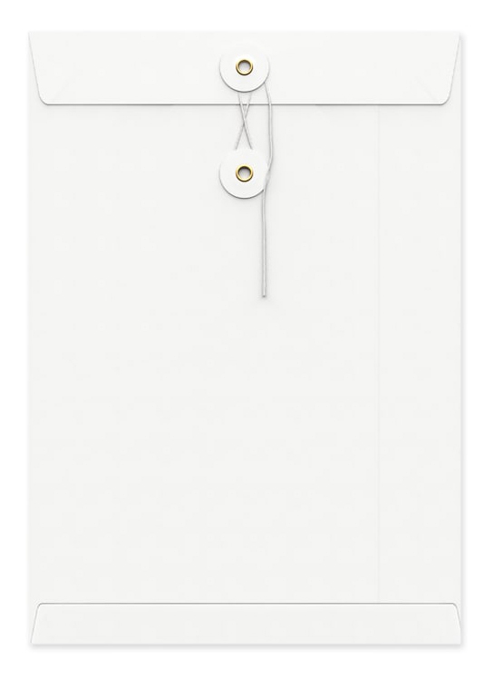 Envelop Met Japanse Sluiting Tokyo Wit 32.4x22.9cm 100stuks Envelop Met Japanse Sluiting Tokyo Wit 32.4x22.9cm 100stuks