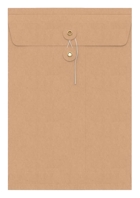 Envelop Met Japanse Sluiting Tokyo Kraft Venster 32.4x22.9x2.5cm 100st