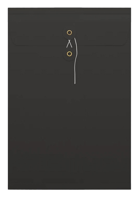 Envelop Met Japanse Sluiting Tokyo Zwart 32.4x22.9x2.5cm 100stuks
