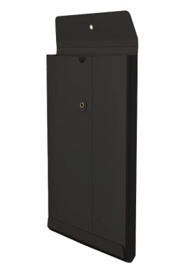 Envelop Met Japanse Sluiting Tokyo Zwart 32.4x22.9x2.5cm 100stuks Envelop Met Japanse Sluiting Tokyo Zwart 32.4x22.9x2.5cm 100stuks