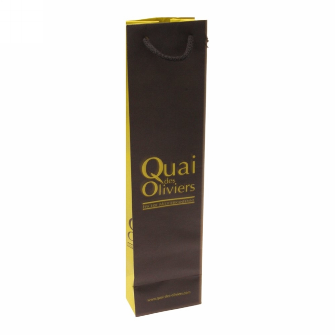 Luxe Wijntassen Bedrukken Met Logo 170GRAM & Koord 10x9x40cm