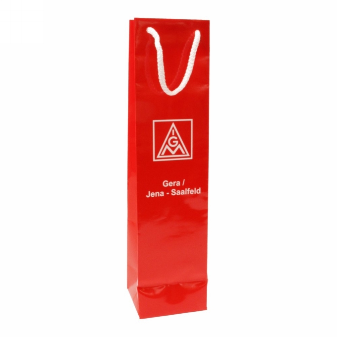 Luxe Wijntassen Bedrukken Met Logo 170GRAM FSC® & Koord 10x9x40cm Luxe Wijntassen Bedrukken Met Logo 170GRAM FSC® & Koord 10x9x40cm