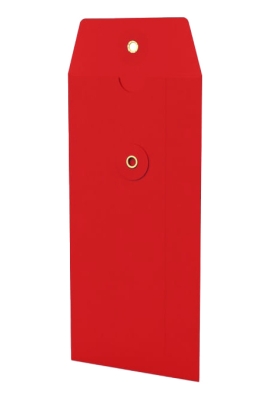 Envelop Met Japanse Sluiting Tokyo Rood 22x11cm 100stuks Envelop Met Japanse Sluiting Tokyo Rood 22x11cm 100stuks