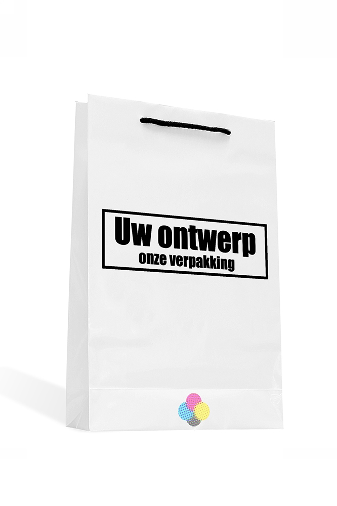 Luxe Tassen Bedrukken Met Logo 170GRAM FSC® & Koord 24x9x36cm A4 Luxe Tassen Bedrukken Met Logo 170GRAM FSC® & Koord 24x9x36cm A4