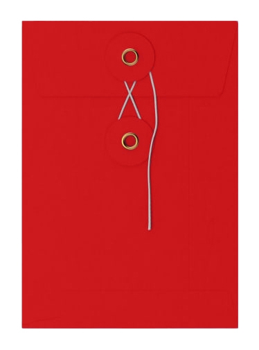 Envelop Met Japanse Sluiting Tokyo Rood 16.2x11.4cm 100stuks