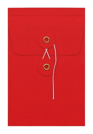 Envelop Met Japanse Sluiting Tokyo Rood 16.2x11.4x2.5cmcm 100stuks