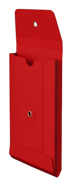 Envelop Met Japanse Sluiting Tokyo Rood 16.2x11.4x2.5cmcm 100stuks Envelop Met Japanse Sluiting Tokyo Rood 16.2x11.4x2.5cmcm 100stuks