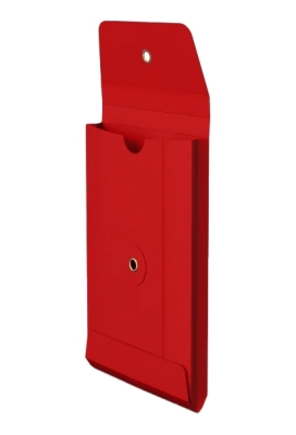 Envelop Met Japanse Sluiting Tokyo Rood 16.2x11.4x2.5cmcm 100stuks Envelop Met Japanse Sluiting Tokyo Rood 16.2x11.4x2.5cmcm 100stuks