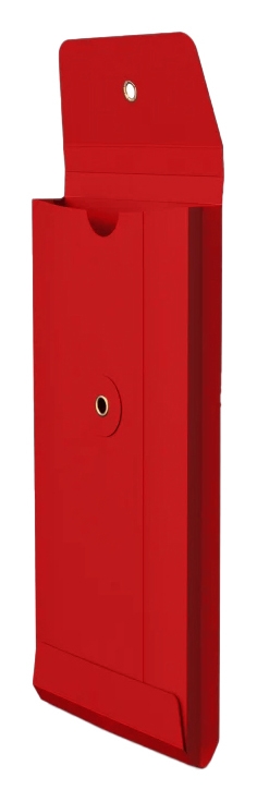 Envelop Met Japanse Sluiting Tokyo Rood 22x11x2.5cm 100stuks