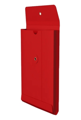 Envelop Met Japanse Sluiting Tokyo Rood 22.9x16.2x2.5cm 100stuks Envelop Met Japanse Sluiting Tokyo Rood 22.9x16.2x2.5cm 100stuks