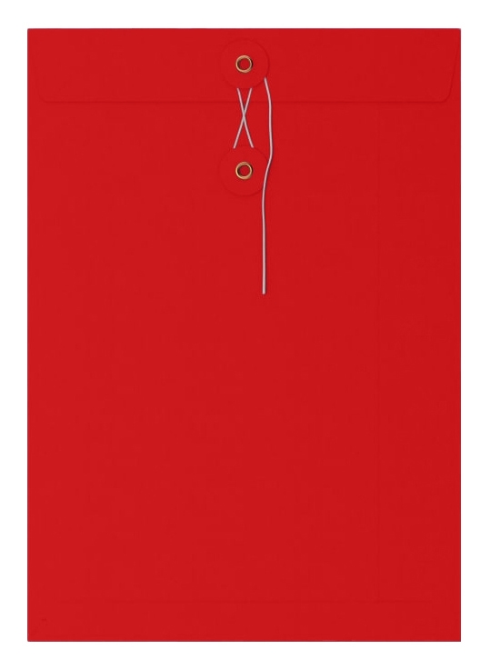 Envelop Met Japanse Sluiting Tokyo Rood 32.4x22.9cm 100stuks Envelop Met Japanse Sluiting Tokyo Rood 32.4x22.9cm 100stuks