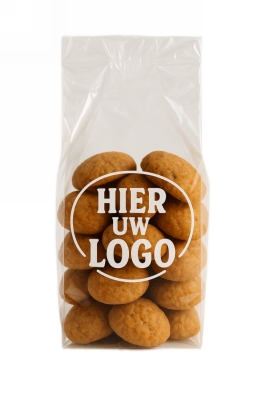 Offerte aanvraag bedrukte cellofaan blokbodem zakjes met uw logo er op Offerte aanvraag bedrukte cellofaan blokbodem zakjes met uw logo er op