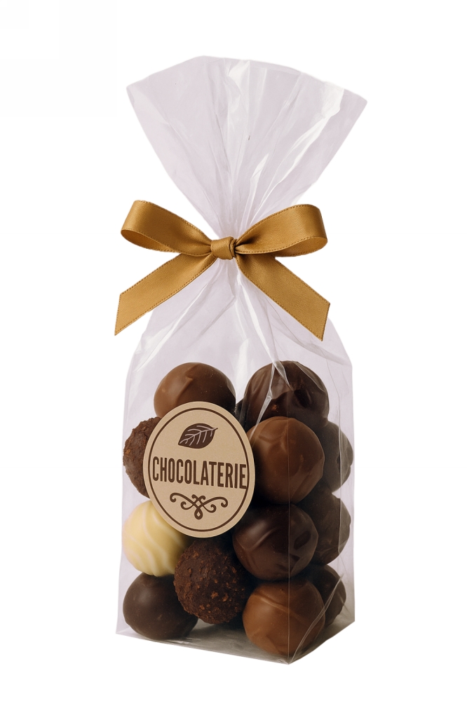 Offerte aanvraag bedrukte cellofaan blokbodem zakjes met uw logo er op