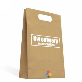 Kraft Tassen Bedrukken Met Logo 120GRAM & Handgreep 24x9x36cm Kraft Tassen Bedrukken Met Logo 120GRAM & Handgreep 24x9x36cm