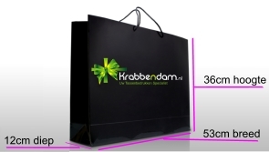 Luxe Tassen Bedrukken Met Logo 170GRAM & Koord 53x12x36cm Luxe Tassen Bedrukken Met Logo 170GRAM & Koord 53x12x36cm