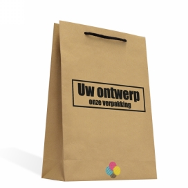 Kraft Tassen Bedrukken Met Logo 120GRAM & Koord 32x11x45cm A3 FORMAAT Kraft Tassen Bedrukken Met Logo 120GRAM & Koord 32x11x45cm A3 FORMAAT