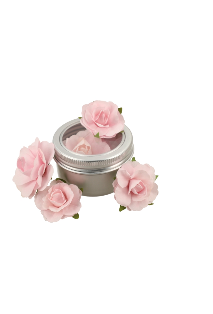 Blikken Aluminium & Schroefdeksel Venster 50ml r5x3.2cm 12stuks