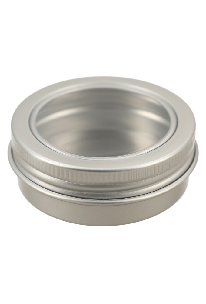 Blikken Aluminium & Schroefdeksel Venster 35ml r5.2x2.1cm 12stuks