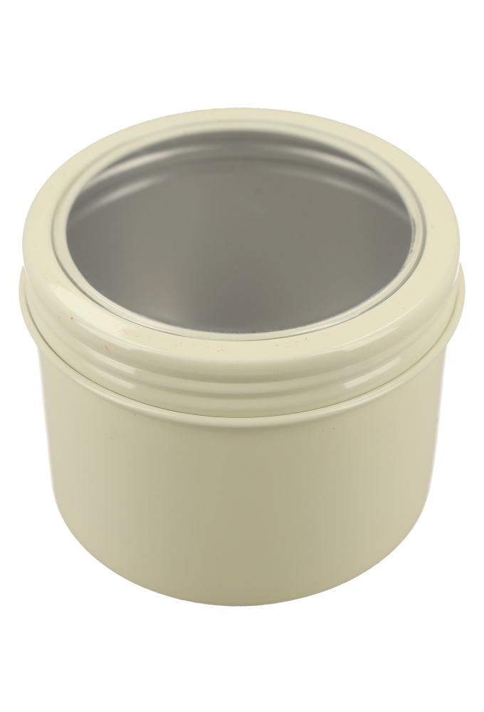 Blikken Aluminium & Schroefdeksel Venster Creme 120ml r6.5x5cm 6stuks