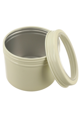 Blikken Aluminium & Schroefdeksel Venster Creme 120ml r6.5x5cm 6stuks Blikken Aluminium & Schroefdeksel Venster Creme 120ml r6.5x5cm 6stuks