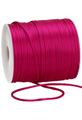 Kadolint Satijn Koord Fuchsia 2mm x 100 meter Kadolint Satijn Koord Fuchsia 2mm x 100 meter