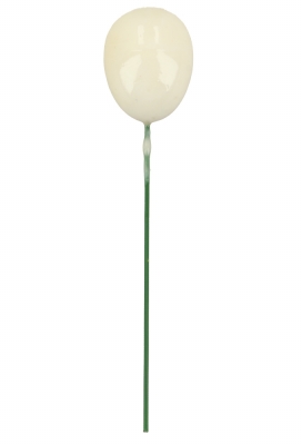 Kado Decoratie Ballonnetjes Wit 2.5x11.5cm Met IJzerdraad 12stuks Kado Decoratie Ballonnetjes Wit 2.5x11.5cm Met IJzerdraad 12stuks