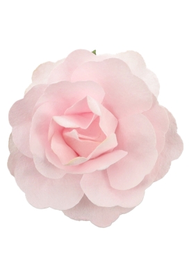 Kado Decoratie Bloem Roosje Licht Roze Papier 4 & 3cm 12stuks Kado Decoratie Bloem Roosje Licht Roze Papier 4 & 3cm 12stuks