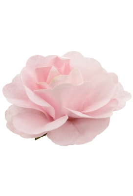 Kado Decoratie Bloem Roosje Licht Roze Papier 4 & 3cm 12stuks Kado Decoratie Bloem Roosje Licht Roze Papier 4 & 3cm 12stuks