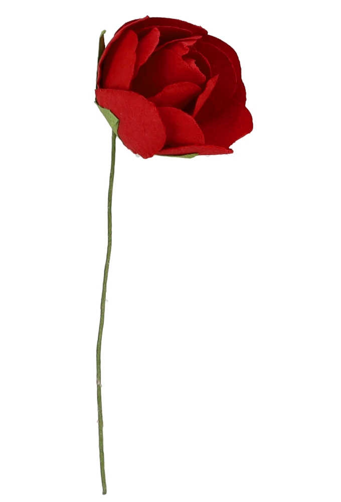 Kado Decoratie Bloem Roosje Roze Papier Met IJzerdraad 3.5cm 12stuks Kado Decoratie Bloem Roosje Roze Papier Met IJzerdraad 3.5cm 12stuks