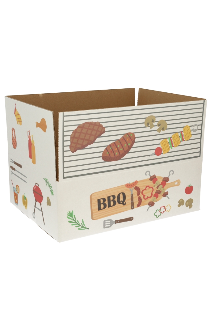 Geschenkdozen BBQ Box 39x29x13cm 15stuks