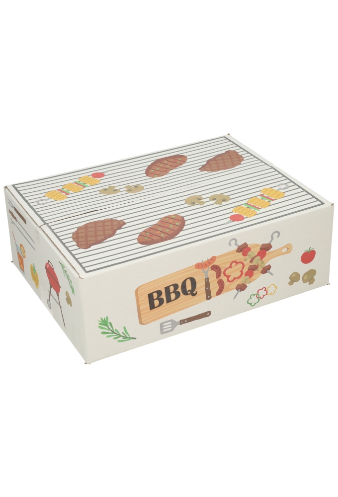Geschenkdozen BBQ Box 39x29x13cm 15stuks