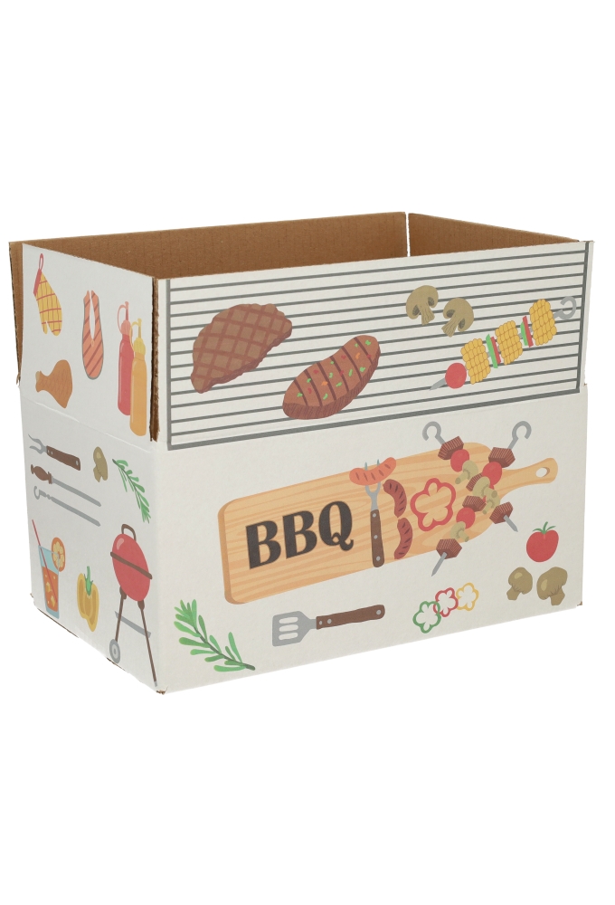 Geschenkdozen BBQ Box 31x20x14cm 30stuks Geschenkdozen BBQ Box 31x20x14cm 30stuks