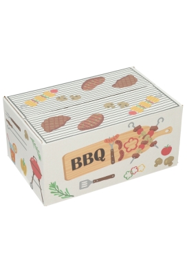 Geschenkdozen BBQ Box 31x20x14cm 30stuks Geschenkdozen BBQ Box 31x20x14cm 30stuks