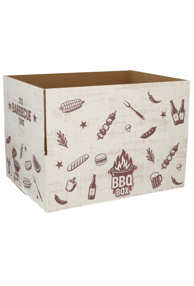 Geschenkdozen Its Barbecue Time 39x29x13cm 15stuks