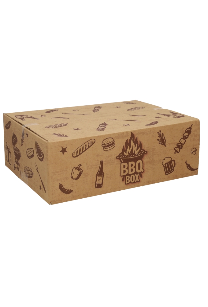 Geschenkdozen Kraft Its Barbecue Time 39x29x13cm 15stuks