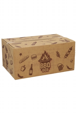 Geschenkdozen Kraft Its Barbecue Time 31x20x14cm 30stuks Geschenkdozen Kraft Its Barbecue Time 31x20x14cm 30stuks
