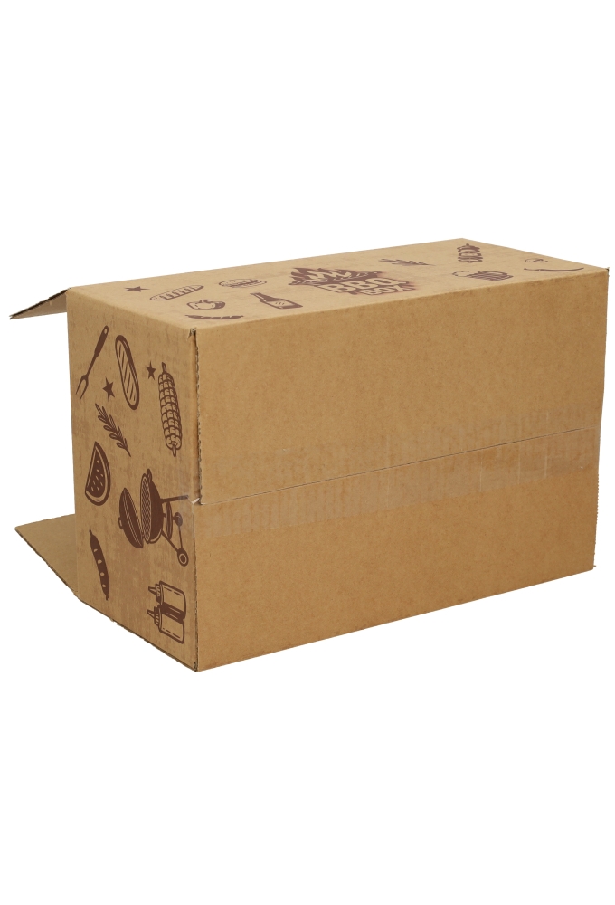 Geschenkdozen Kraft Its Barbecue Time 31x20x14cm 30stuks