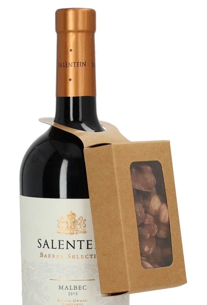 Cadeaudoosjes Kura Venster Kraft Met Hanger 10x5.5x3cm 25stuks