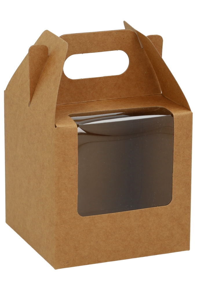 Cadeaudoosjes Kura Venster & Handgreep 10.2x10.2x10.2cm 25stuks Cadeaudoosjes Kura Venster & Handgreep 10.2x10.2x10.2cm 25stuks