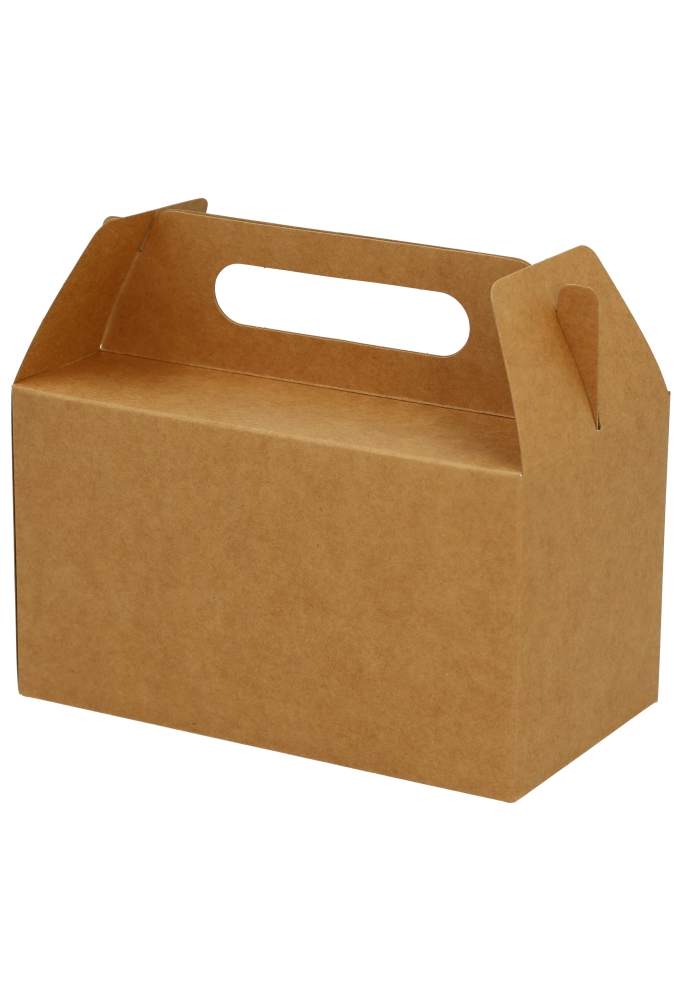 Cadeaudoosjes Kura Met Handvat En Venster 17.8x10.2x10.2cm 25stuks