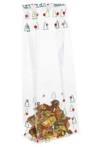 Cellofaan Zakjes Met Blokbodem Christmas Tree 10x6x28cm 100stuks