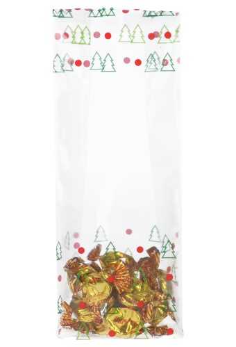 Cellofaan Zakjes Met Blokbodem Christmas Tree 10x6x28cm 100stuks