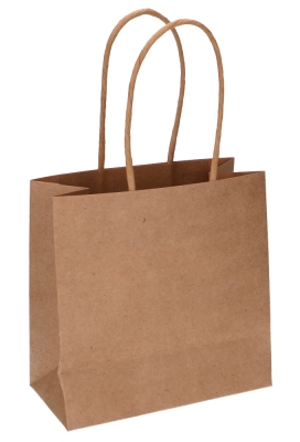 Kadotasjes Lenno Met Handvat & Venster Bruin 16x8x16cm 8stuks Kadotasjes Lenno Met Handvat & Venster Bruin 16x8x16cm 8stuks