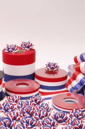 Strik Nederland Rood.Wit.Blauw Doorsnee 15cm lint 5cm 1stuks